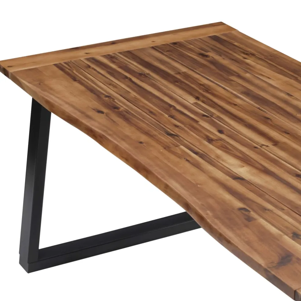 vidaXL Eettafel 180x90cm massief acaciahout