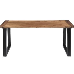 vidaXL Eettafel 180x90cm massief acaciahout