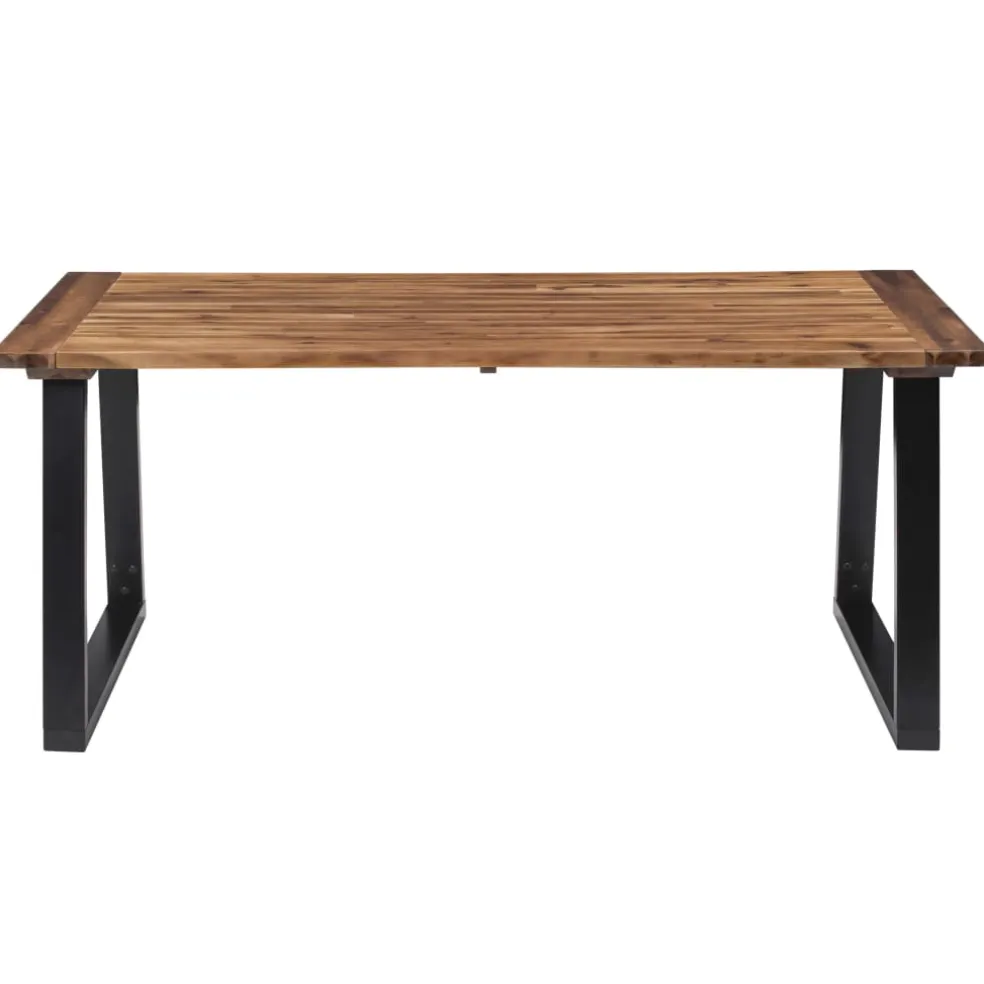vidaXL Eettafel 180x90cm massief acaciahout