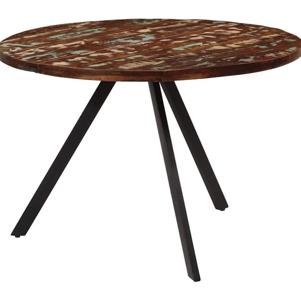 vidaXL Eettafel 110x75 cm massief gerecycled hout