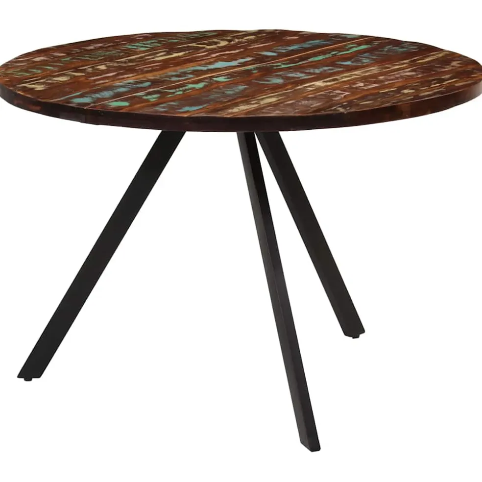 vidaXL Eettafel 110x75 cm massief gerecycled hout