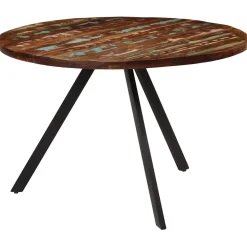 vidaXL Eettafel 110x75 cm massief gerecycled hout