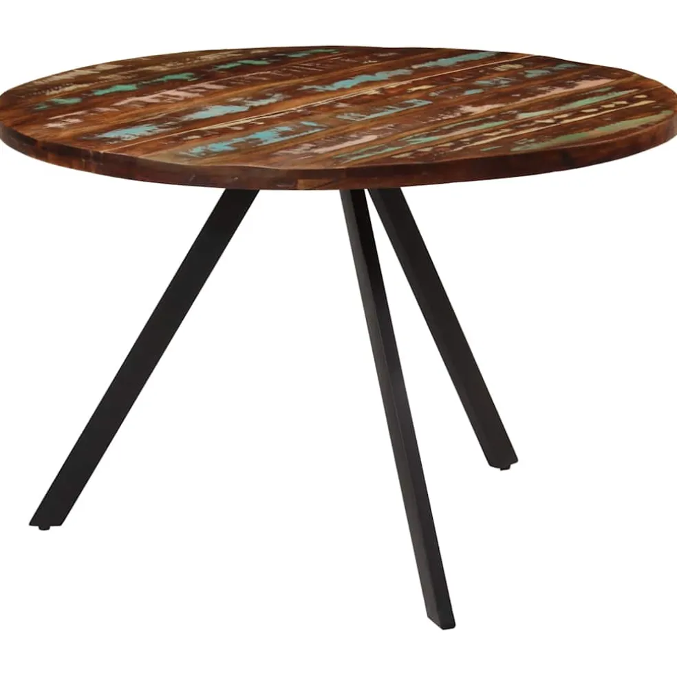 vidaXL Eettafel 110x75 cm massief gerecycled hout