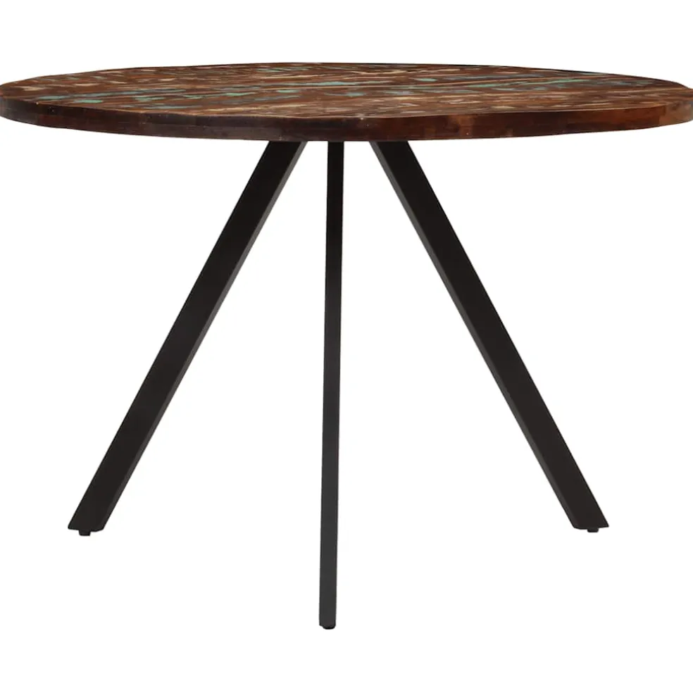 vidaXL Eettafel 110x75 cm massief gerecycled hout
