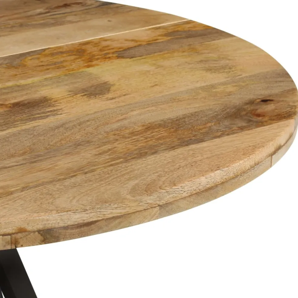 vidaXL Eettafel 110x75 cm massief mangohout
