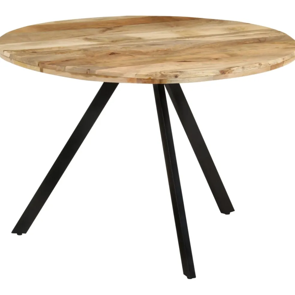 vidaXL Eettafel 110x75 cm massief mangohout