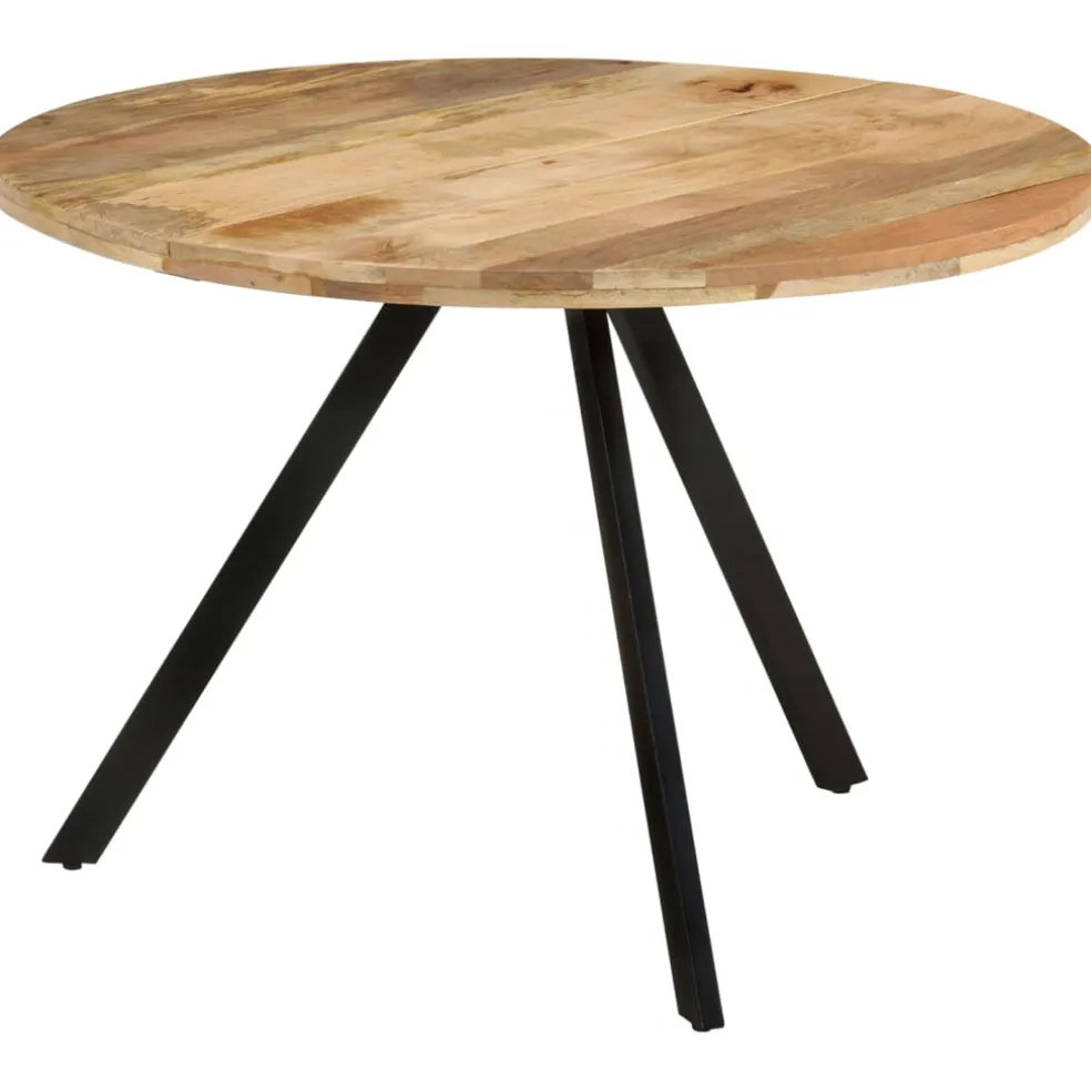 vidaXL Eettafel 110x75 cm massief mangohout