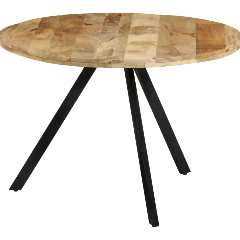 vidaXL Eettafel 110x75 cm massief mangohout