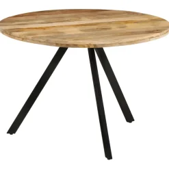 vidaXL Eettafel 110x75 cm massief mangohout