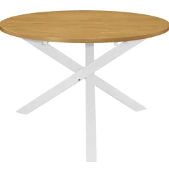vidaXL Eettafel 120x75 cm MDF wit
