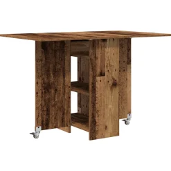 vidaXL Eettafel 115 x 70 x 75 cm Bewerkt hout Oud hout Rechthoekig