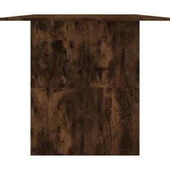 vidaXL Eettafel 180x90x76 cm bewerkt hout gerookt eikenkleurig