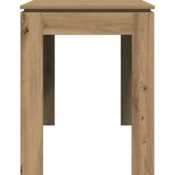 vidaXL Eettafel 120x60x76 cm bewerkt hout artisanaal eikenkleur
