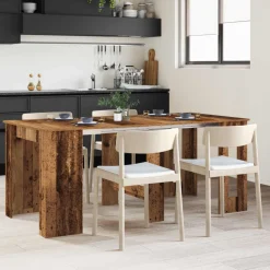 vidaXL Eettafel 180 x 85 x 75 cm Bewerkt hout Oud hout Rechthoekig