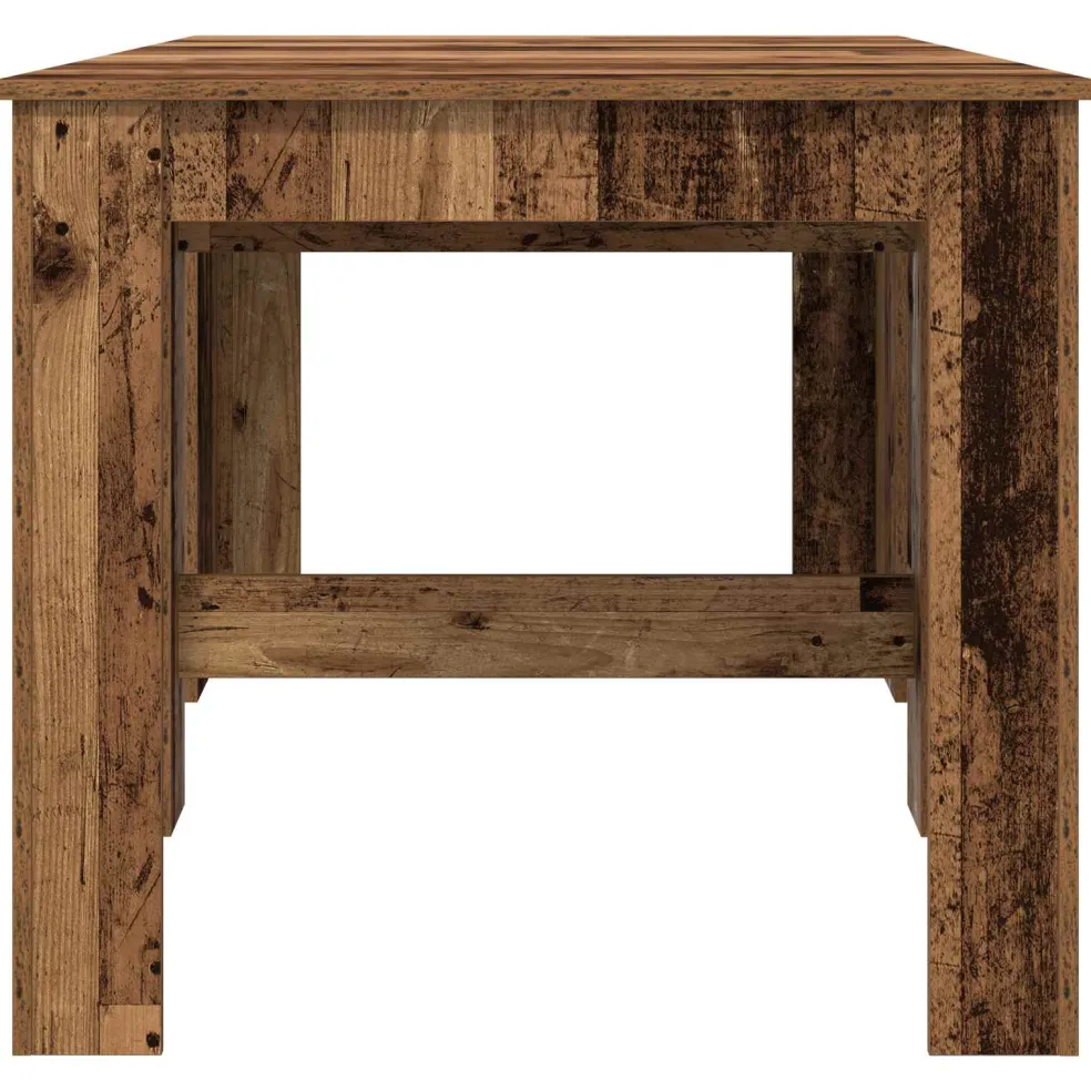 vidaXL Eettafel 180 x 85 x 75 cm Bewerkt hout Oud hout Rechthoekig