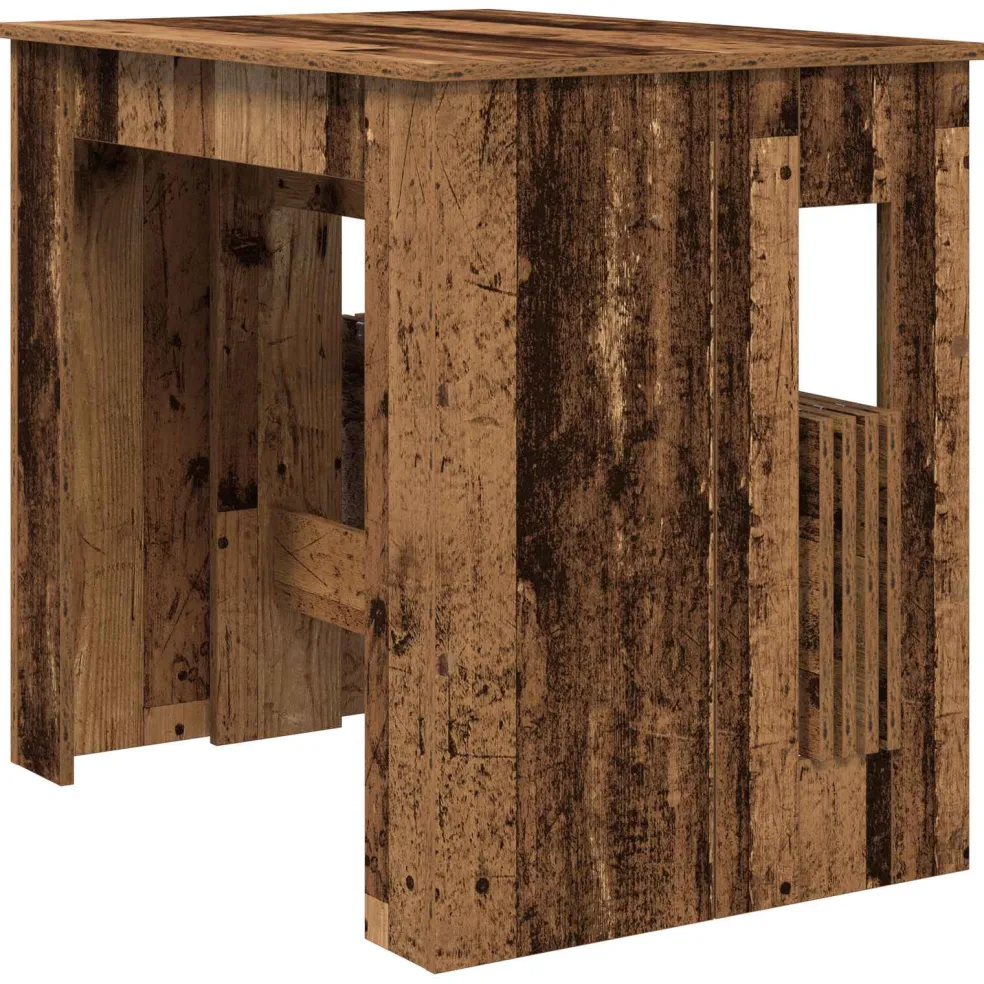vidaXL Eettafel 180 x 85 x 75 cm Bewerkt hout Oud hout Rechthoekig