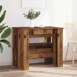 vidaXL Eettafel 180 x 85 x 75 cm Bewerkt hout Oud hout Rechthoekig
