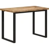 vidaXL Eettafel 110x55x75 cm massief mangohout