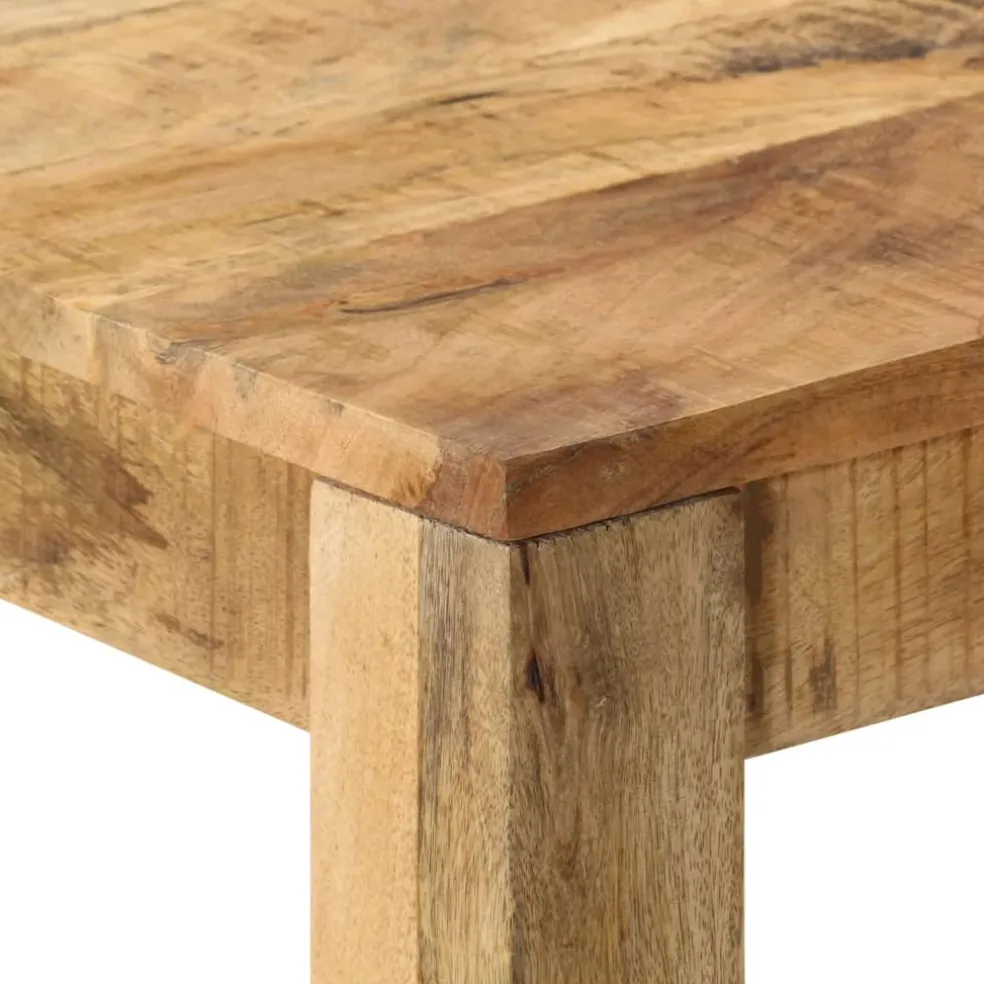 vidaXL Eettafel 82x80x76 cm massief mangohout