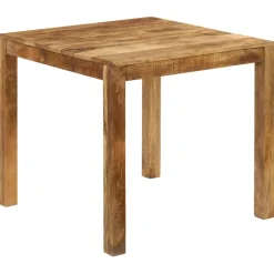 vidaXL Eettafel 82x80x76 cm massief mangohout