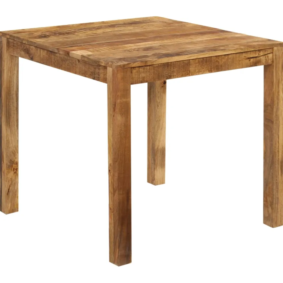 vidaXL Eettafel 82x80x76 cm massief mangohout