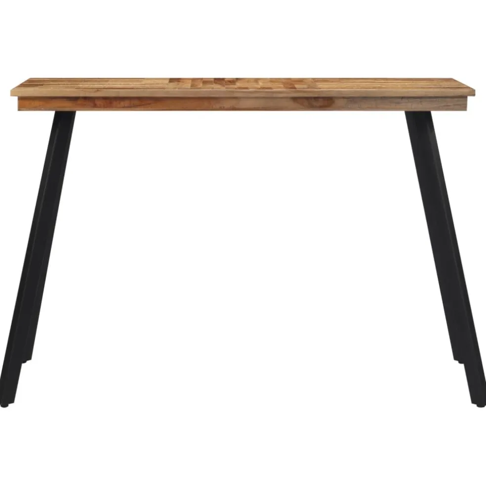 vidaXL Eettafel 120x62x76 cm massief teakhout
