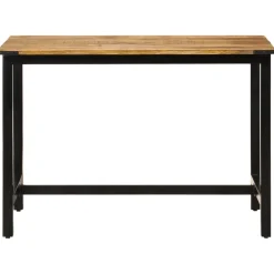 vidaXL Eettafel 110x60x76 cm massief mangohout