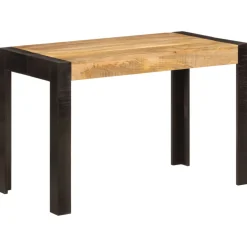 vidaXL Eettafel 120x60x76 cm massief mangohout