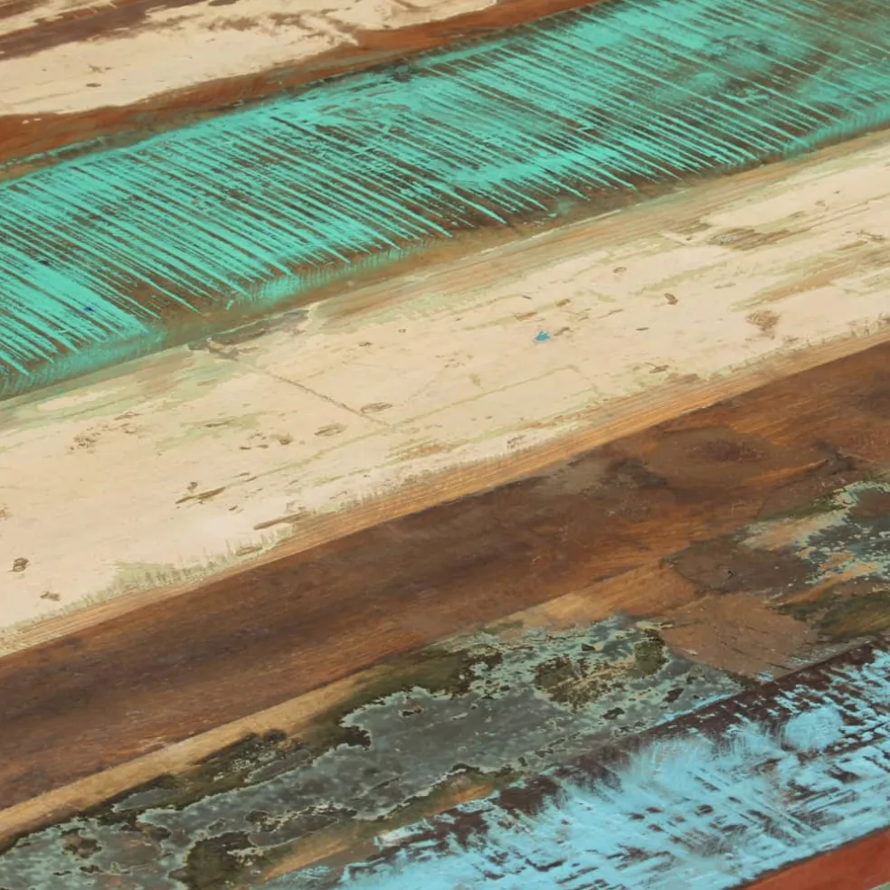 vidaXL Eettafel 82x80x76 cm massief gerecycled hout