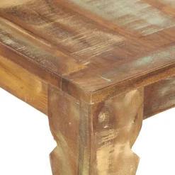 vidaXL Eettafel 140x70x76 cm massief gerecycled hout