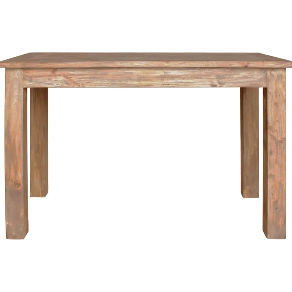 vidaXL Eettafel 120x60x77 cm massief mahoniehout