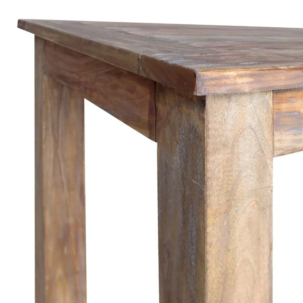 vidaXL Eettafel 120x60x77 cm massief mahoniehout