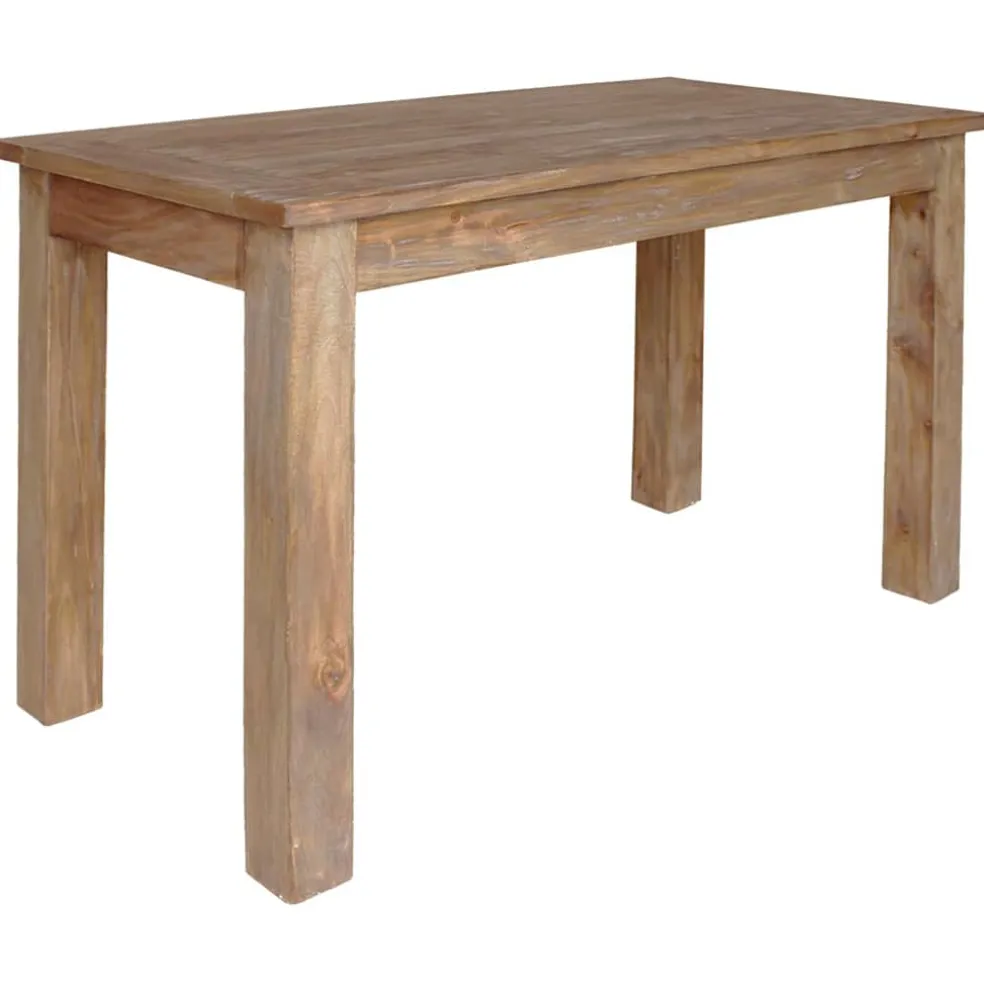 vidaXL Eettafel 120x60x77 cm massief mahoniehout