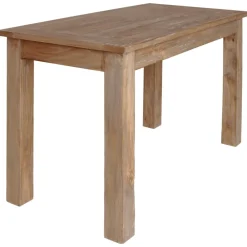 vidaXL Eettafel 120x60x77 cm massief mahoniehout