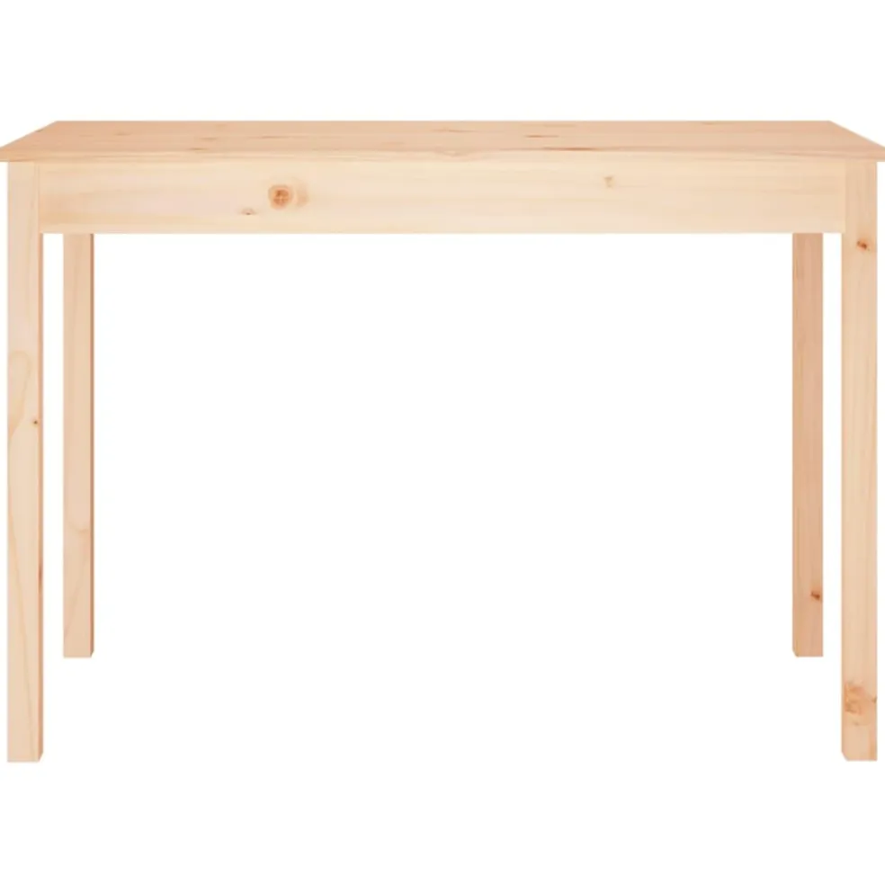 vidaXL Eettafel 110x55x75 cm massief grenenhout
