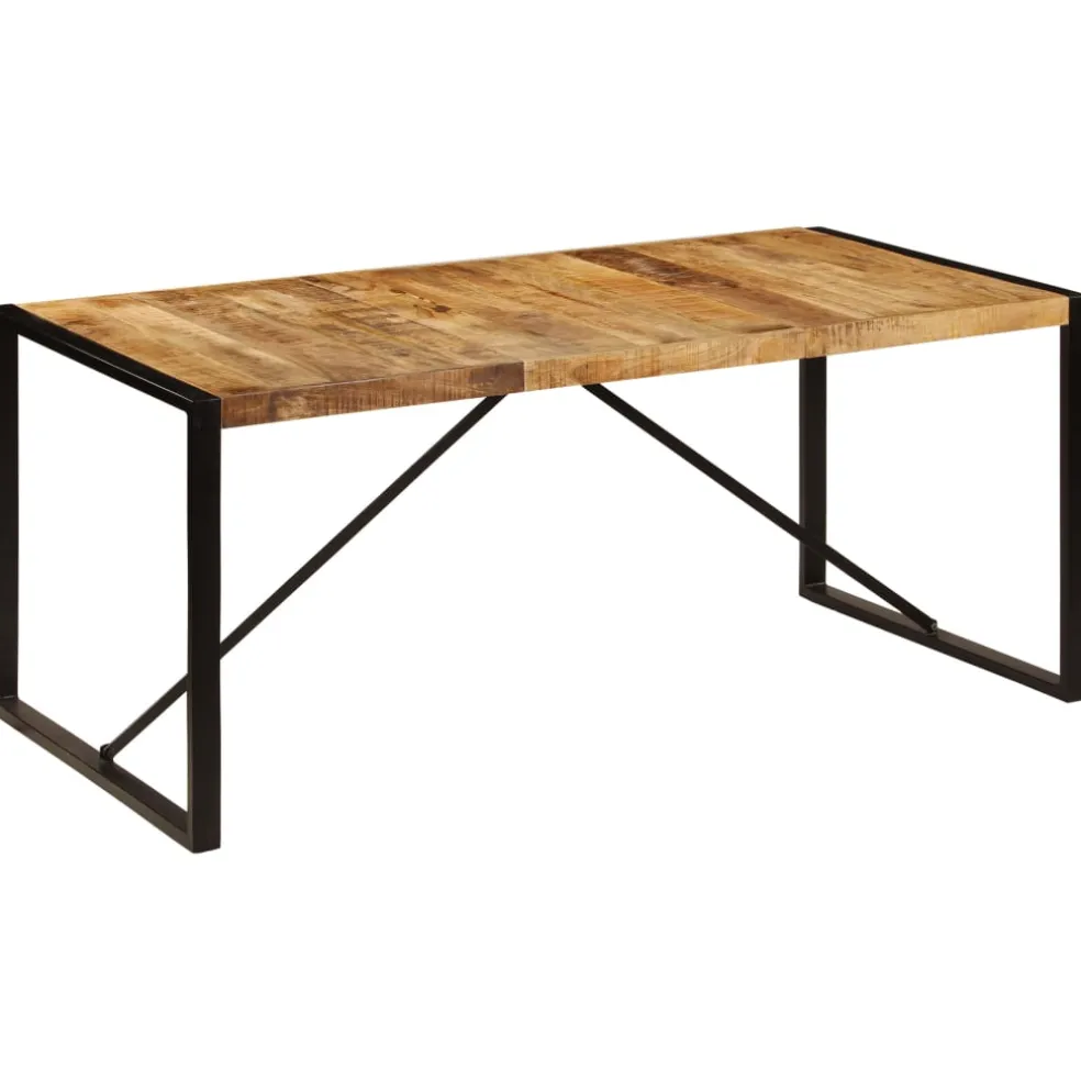 vidaXL Eettafel 180x90x75 cm massief mangohout