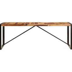 vidaXL Eettafel 220x100x75 cm massief acaciahout