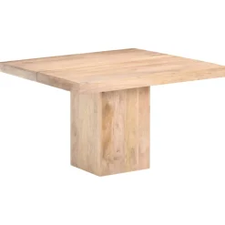 vidaXL Eettafel 120x120x77 cm massief mangohout