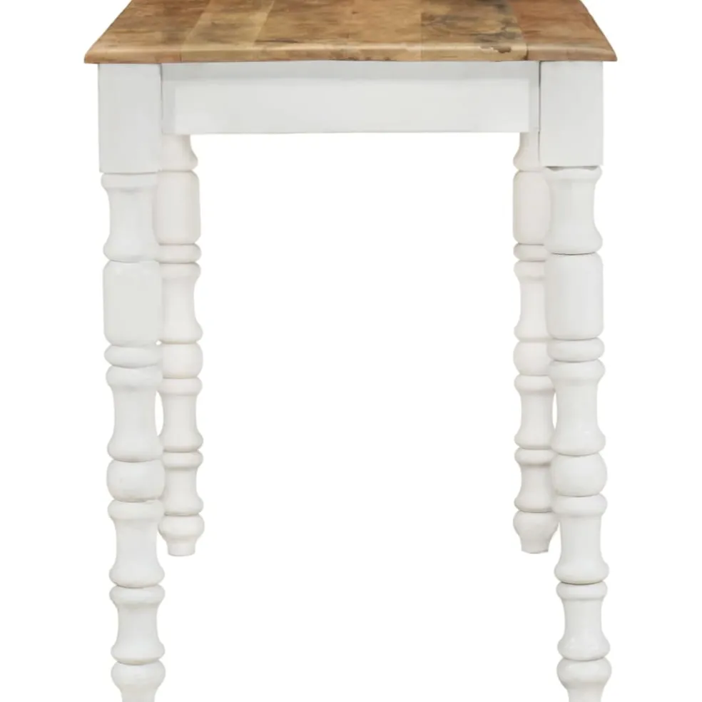 vidaXL Eettafel 110x60x76 cm massief mangohout