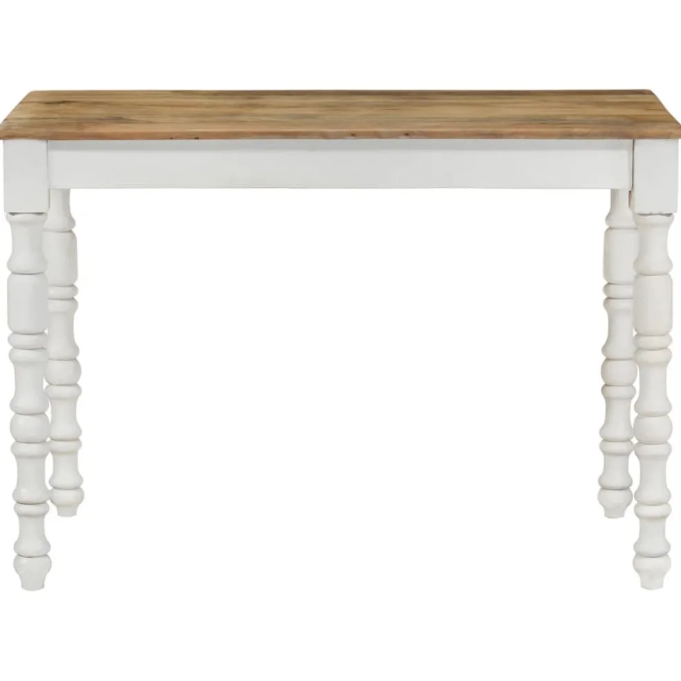 vidaXL Eettafel 110x60x76 cm massief mangohout