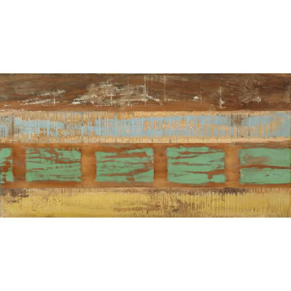 vidaXL Eettafel 120x60x76 cm massief gerecycled hout