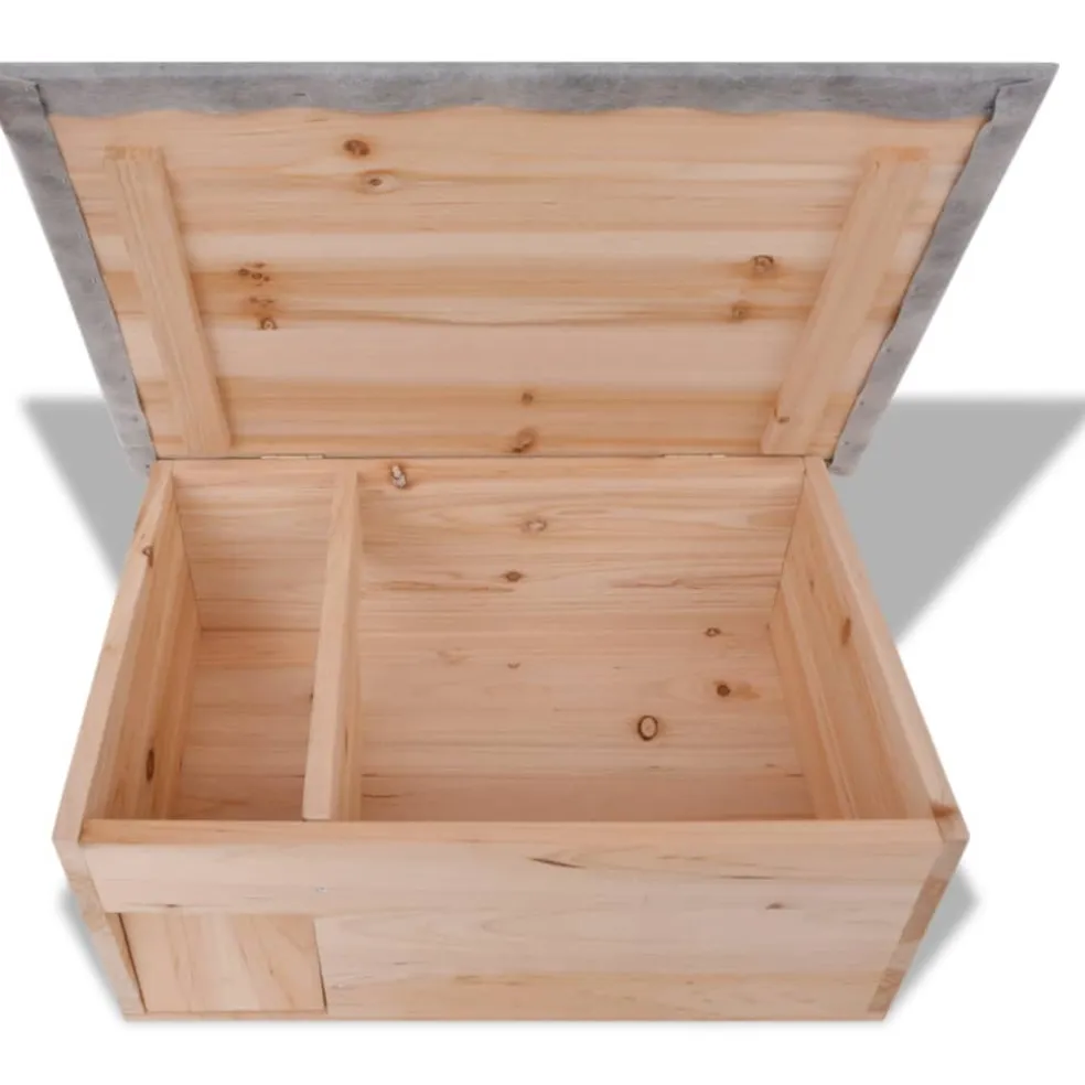 vidaXL Egelhuis 45x33x22 cm hout