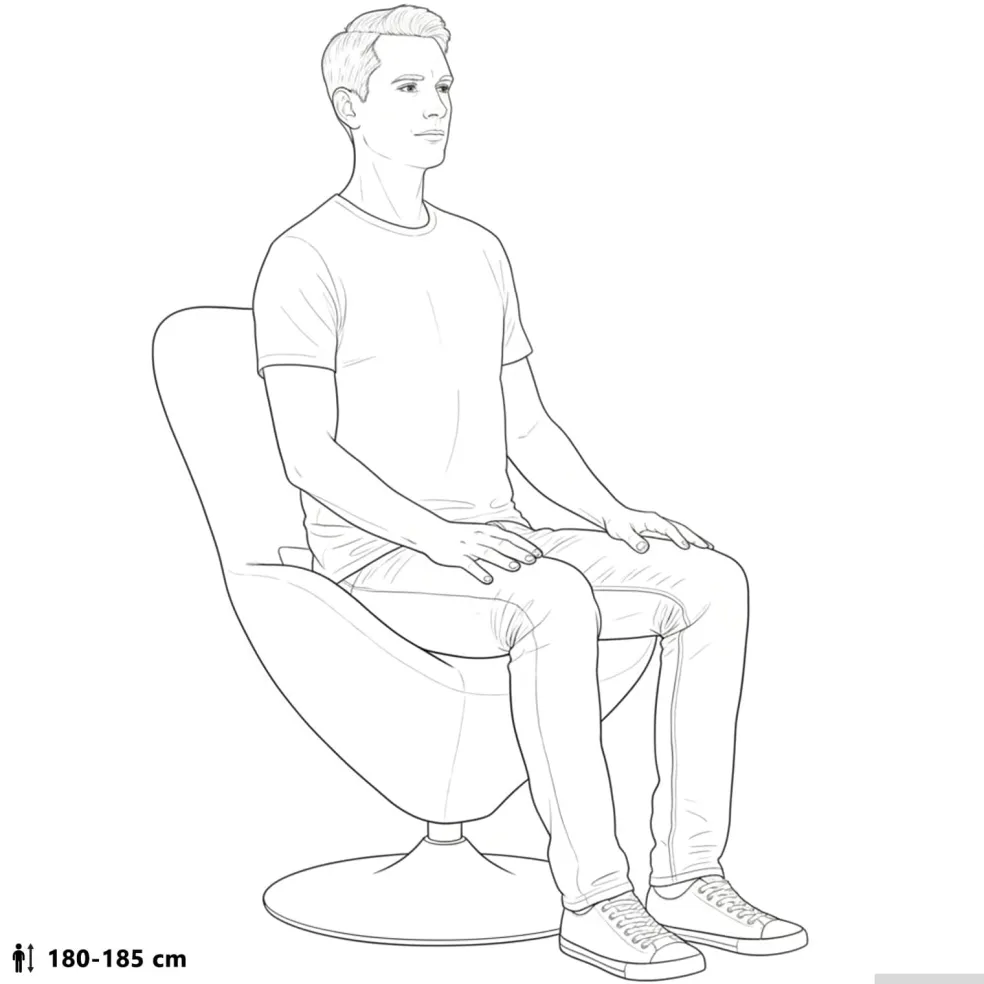 vidaXL Egg Chair met Voetsteun Zwart Fluweel