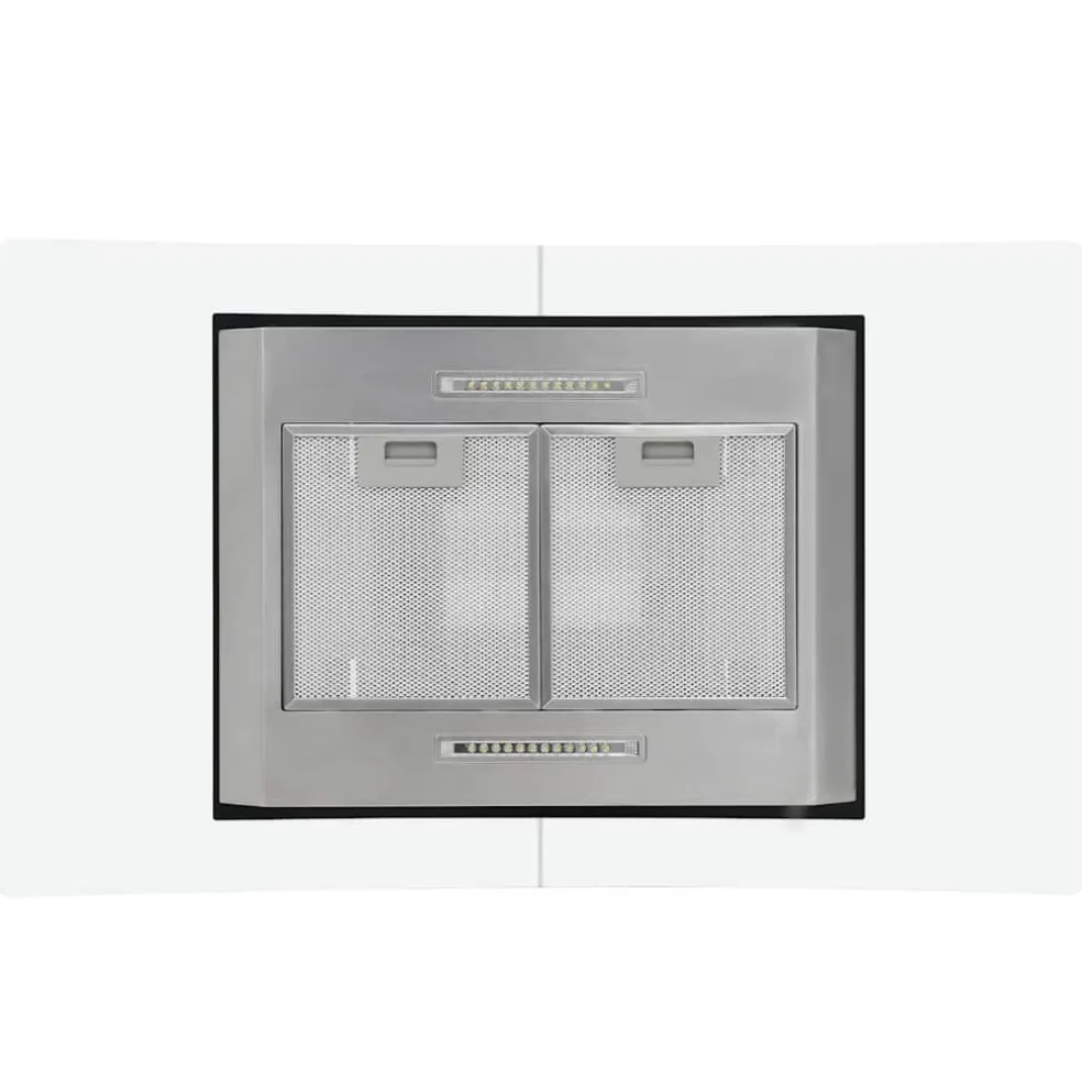 vidaXL Eilandafzuigkap LCD-scherm sensor 756 m³/u LED 90 cm