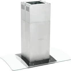 vidaXL Eilandafzuigkap 756 m³/u LED 90 cm roestvrij staal