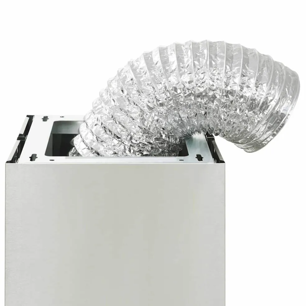 vidaXL Eilandafzuigkap 756 m³/u LED 90 cm roestvrij staal