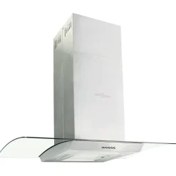 vidaXL Eilandafzuigkap 756 m³/u LED 90 cm roestvrij staal