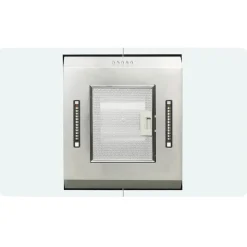 vidaXL Eilandafzuigkap 756 m³/u LED 90 cm roestvrij staal