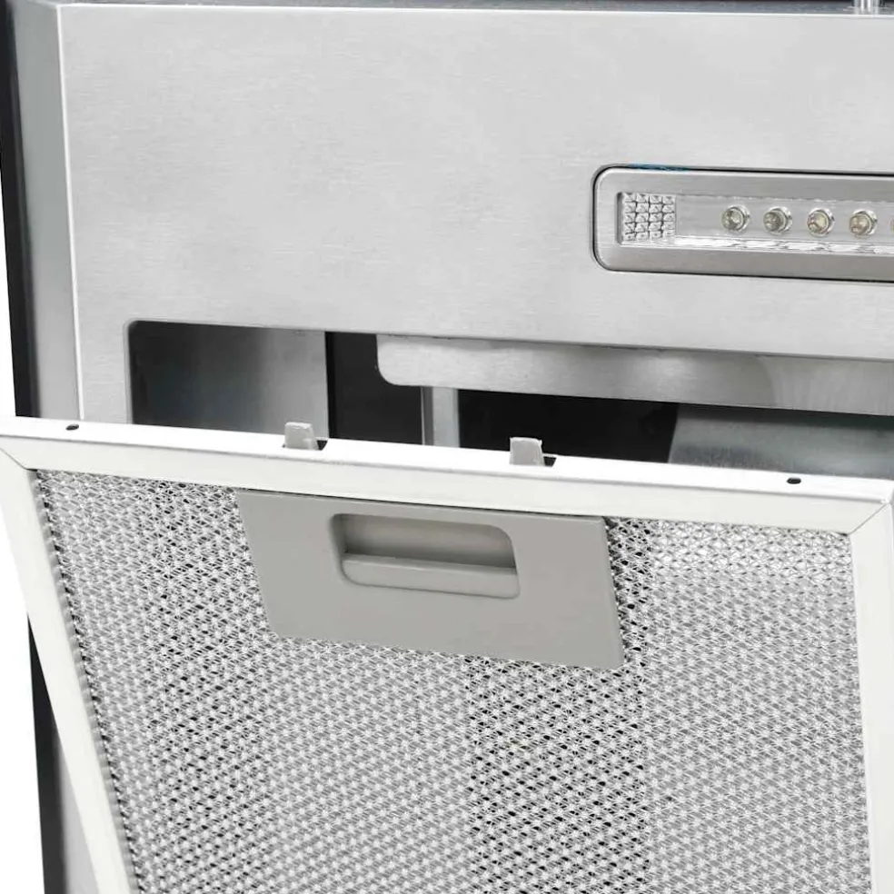 vidaXL Eilandafzuigkap 756 m³/u LED 90 cm roestvrij staal