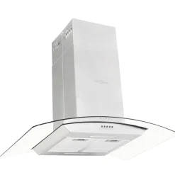 vidaXL Eilandafzuigkap 756 m³/u LED 90 cm roestvrij staal